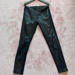 French Connection (real) leather pants